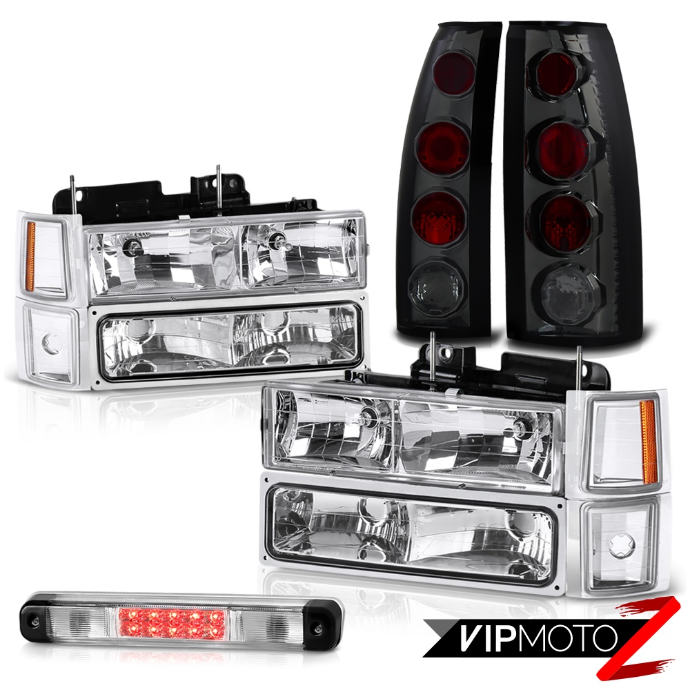 94-98 Chevy C1500 Chrome 3RD Brake Light Tail Lights ... 94 chevy c1500 tail light wiring 