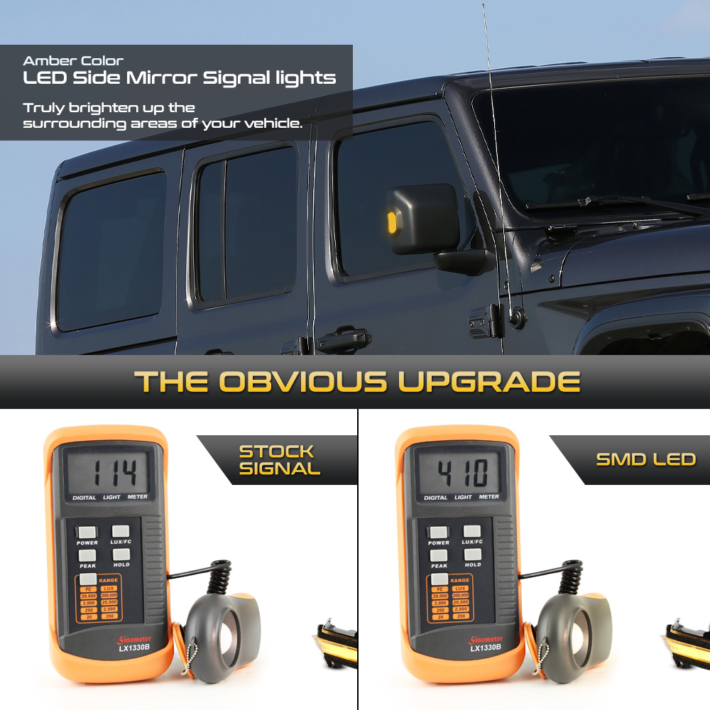 Axial Series Sequential Turn Signal LED Side Marker Lights; Smo Axial Series Sequential Turn Signal LED Side Marker Lights; Smo