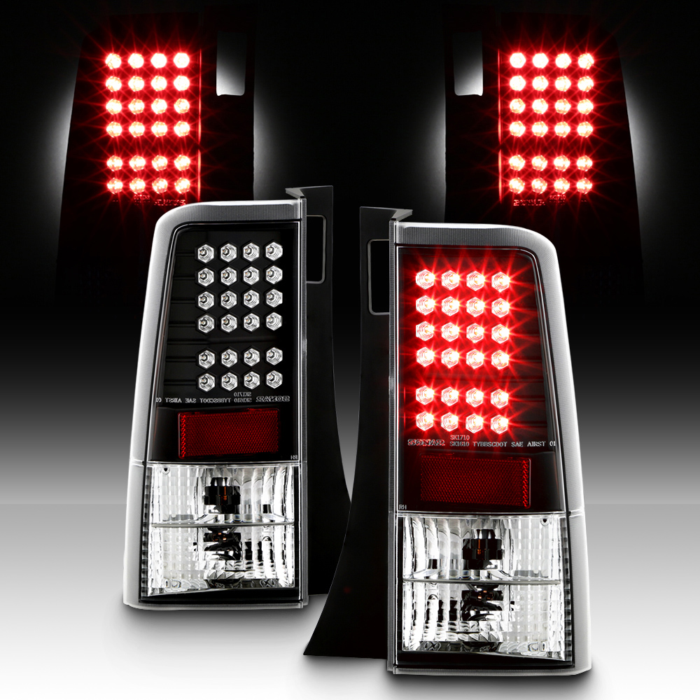 20042006 Scion xB bB NEW Black Left+Right Tail Light Brake Lamp NEW