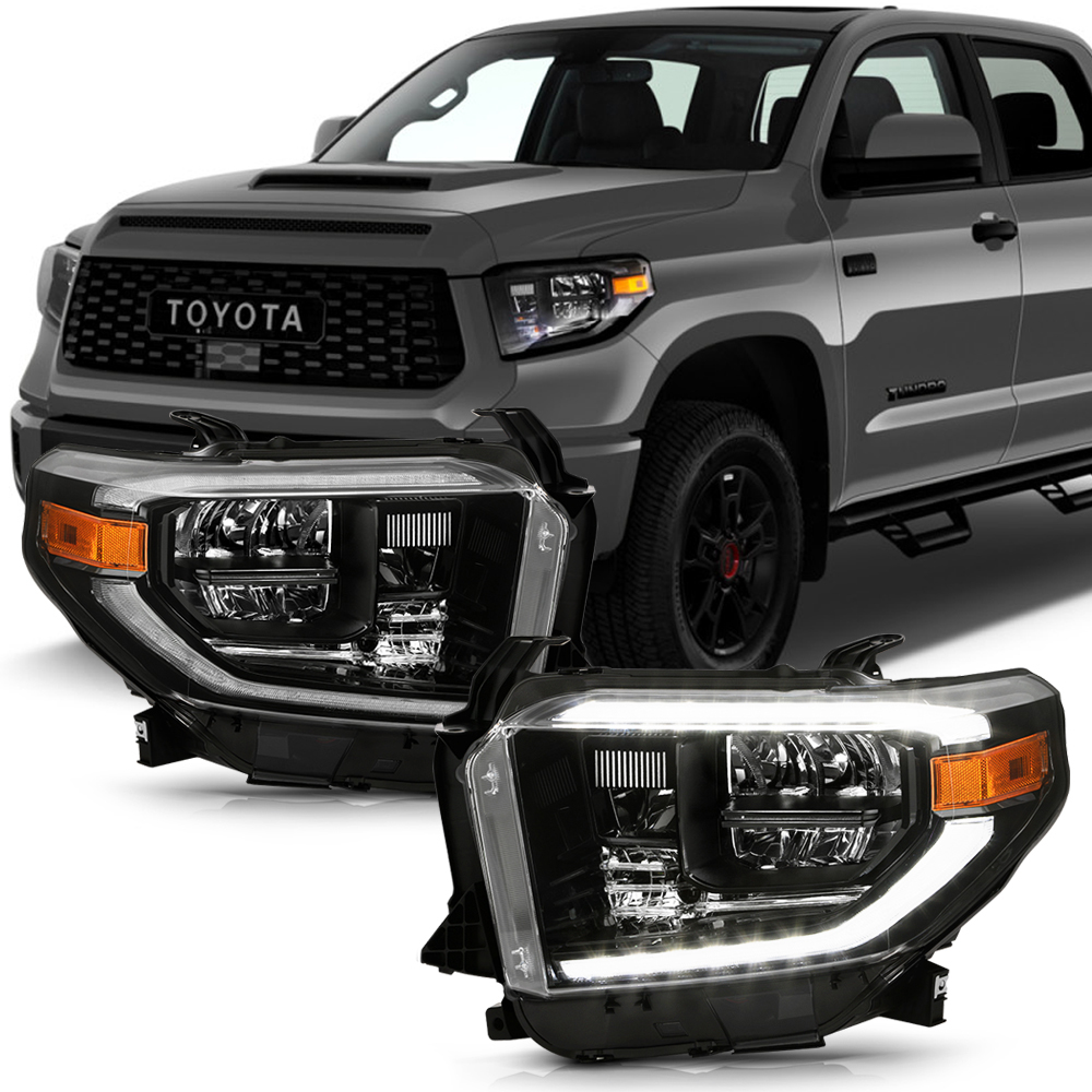 [TRD PRO STYLE] LED Low+High Beam DRL Headlight Headlamp For 18-21