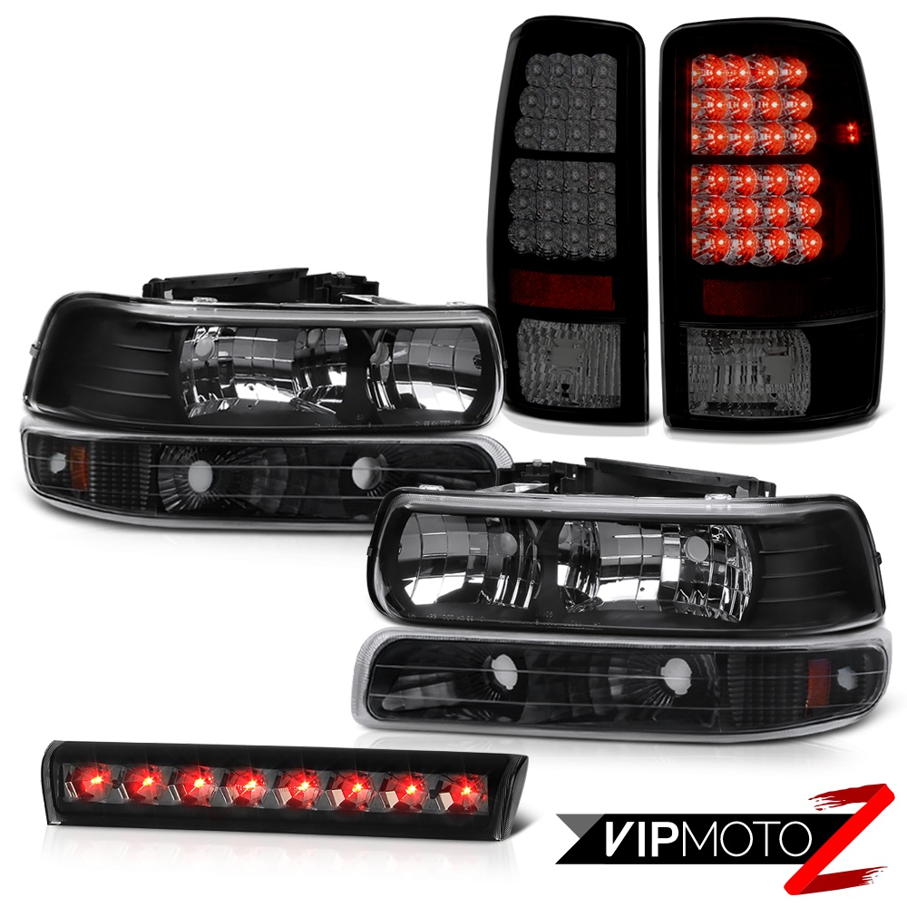 For 00-06 Chevy Tahoe//Suburban 5.3L SMD Bumper+Headlights LED Bulbs Tail Light