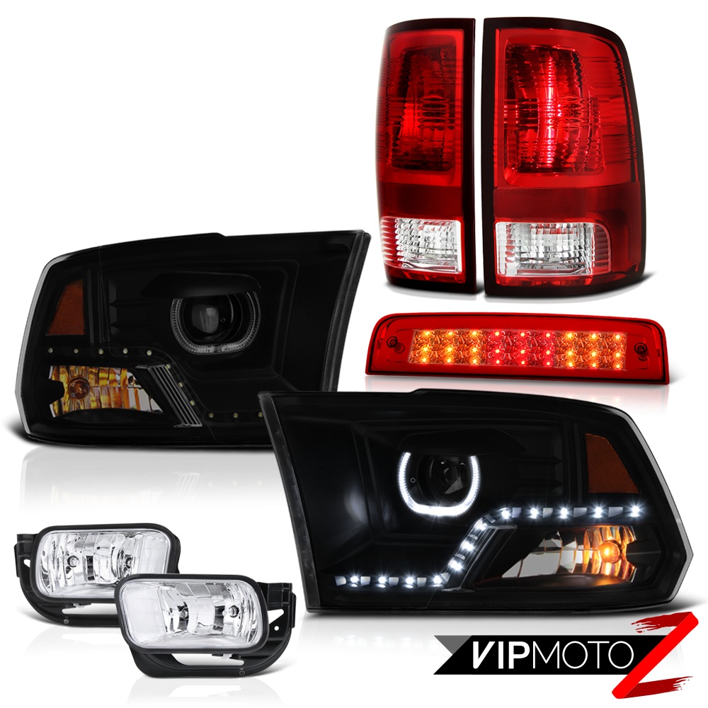 09-17 DODGE RAM CHROME 3RD BRAKE Tail LIGHT Cover 17 2017 2016 TRUCK TRIM BEZEL