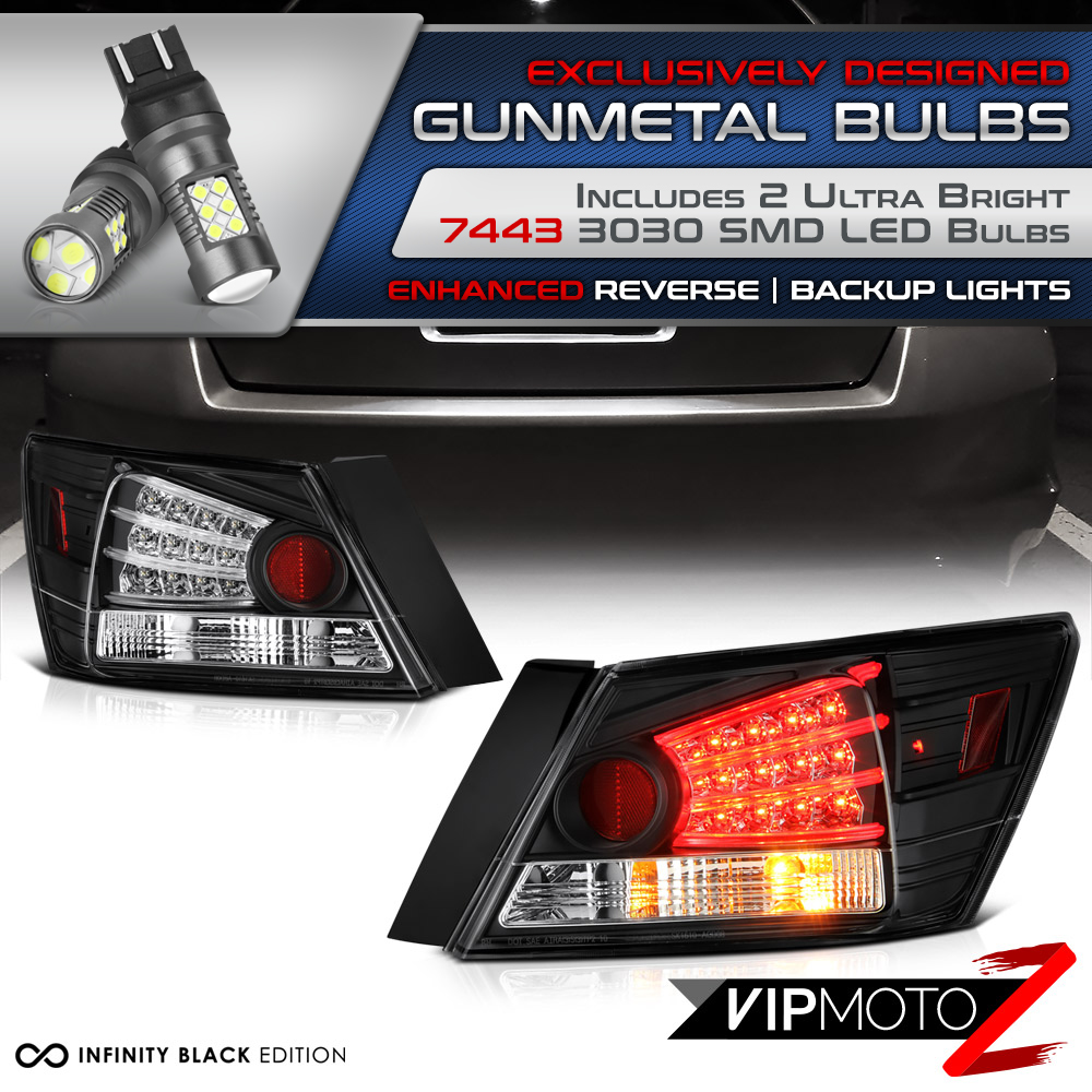 *SMD LED Bulb Reverse/BackUp* For Honda Accord 0812 4DR Black Tail